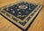 1890s Blue Ground Scattered Floral Sprays Antique Chinese Peking Knotted Rug For Sale In New York - Image 6 of 11