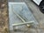 1970s Attributed to Karl Springer Hollywood Regency Style MCM Brass Tubular Coffee Glass Table For Sale - Image 17 of 18