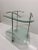 Contemporary Modern Italian Chrome and Glass Two Tiered Bar Cart For Sale - Image 11 of 11