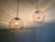 Space Age Pendant Light in Smoked Glass by Glashütte Limburg, 1970 For Sale - Image 14 of 16