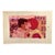 1950s Mid-Century Paris Lovers Original Painting For Sale