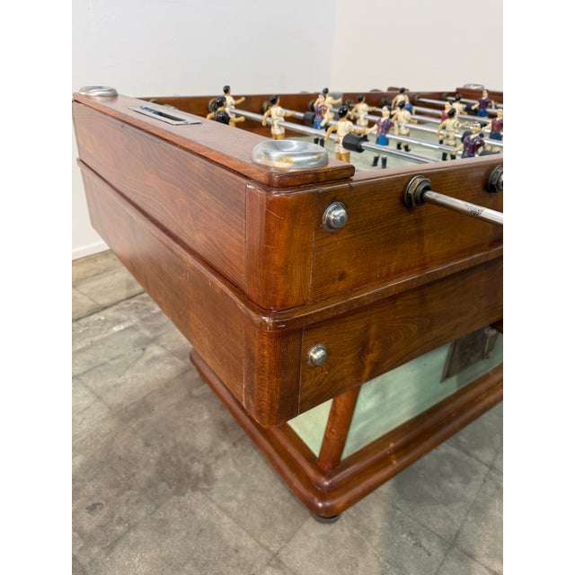 This vintage foosball table from Spain captures the bold, social spirit of mid-century game rooms, built for real play,...