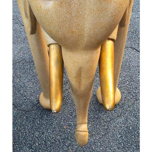 Marge Carson Late 20th Century Marge Carson Elephant Bar Cart [Unsigned] For Sale - Image 4 of 9