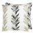 The House Of Scalamandré Chira Island Square Pillow In Shadow For Sale