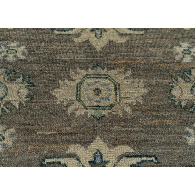 Oushak Square Rug 3' x 3' #21352 For Sale - Image 4 of 8