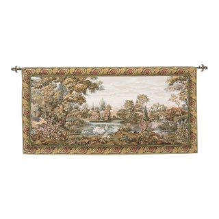 The Swans Loom Woven Tapestry - 122 X 223 Cm (4'0" X 7'4") - Requires Rod Size 5 For Sale