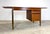 Wood Mid Century Danish Modern Style Teak Drop Leaf Desk Restored For Sale - Image 7 of 12