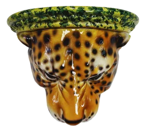 Wall Shelf Leopard by Ceramiche Boxer