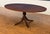 Leighton Hall Furniture Oval Walnut Dining/Breakfast/Foyer/Game Table by Leighton Hall - Showroom Sample For Sale - Image 4 of 8