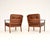 Vintage Scandinavian Leather Armchairs from Frederik Kayser, 1960s, Set of 2 For Sale - Image 4 of 11