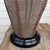 Large Vintage Handwoven Rattan and Cane Urn Form Table Lamp For Sale - Image 11 of 11