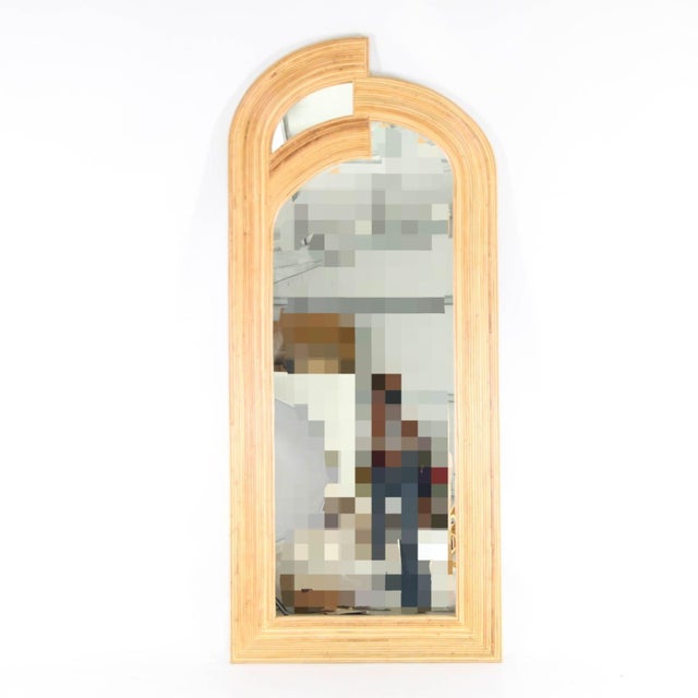 Large Mirror in Rattan Frame For Sale - Image 15 of 15