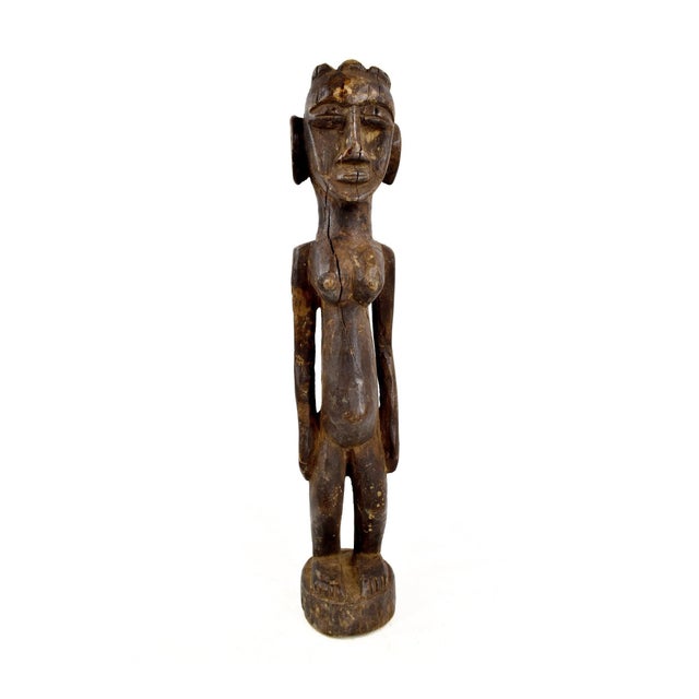 Early 20th Century Senufo Female Figure Côte d'Ivoire 15 Inch For Sale In Denver - Image 6 of 7