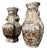 Chinese Porcelain Vases with Polychrome and Gold Decoration, Set of 2 For Sale - Image 3 of 6