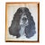 Mid 20th Century Ray De Santis Sporting Dog Portrait, English Cocker Spaniel in Bamboo Frame For Sale