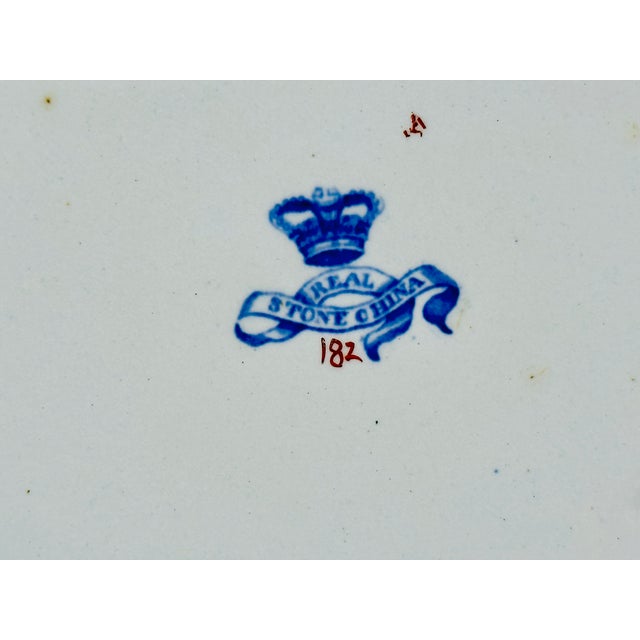 Mid 19th Century Antique English Ironstone Imari Platter | Hicks Meigh & Johnson | c.1820–1835 I Serious House Warming Gift or Birthdays I Japanese Porcelain For Sale - Image 5 of 6
