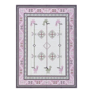 Handmade Indian Dhurrie Kilim | 12x15 For Sale