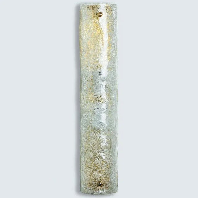 Clear Bubbled Glass Wall Lights attributed to Hillebrand, Germany, 1969, Set of 2 For Sale - Image 14 of 15