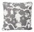 2010s Schumacher Double-Sided Pillow in Shantung Silhouette Linen Print For Sale - Image 5 of 6