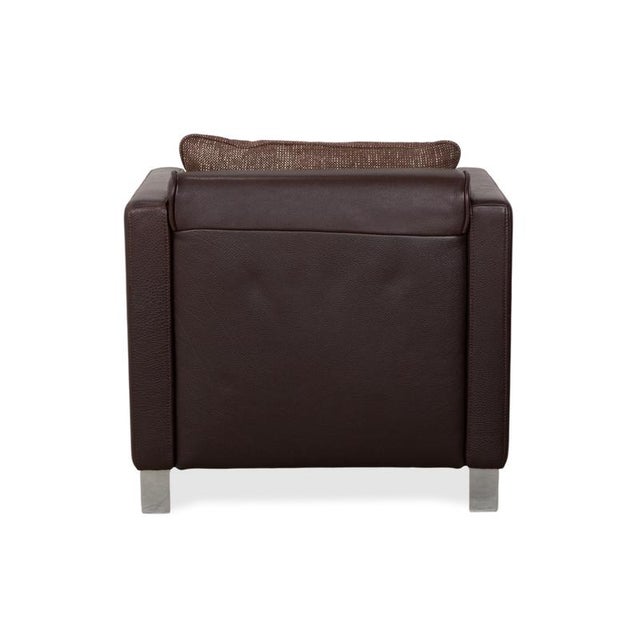 Model 6300 Armchairs in Brown Leather from Rolf Benz, Set of 2 For Sale - Image 14 of 16