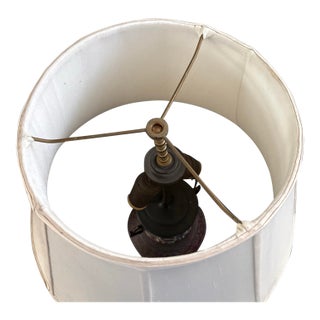 Antique Cloisonné Vase Base Lamp For Sale