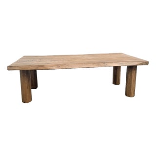 Brutalist Free-Form Coffee Table in Oak, 1950s For Sale