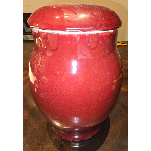 Chinese Sang De Boeuf (Oxblood) Glaze Jar For Sale In Los Angeles - Image 6 of 6