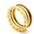 1990s Bulgari B.zero1 Three-Band Ring in 18k Yellow Gold, Size 7.5 For Sale - Image 10 of 11