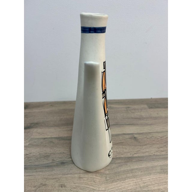 Ceramic pitcher by Roger Capron signed "Capron" "Vallauris". Roger Capron was an influential French ceramicist, known for...