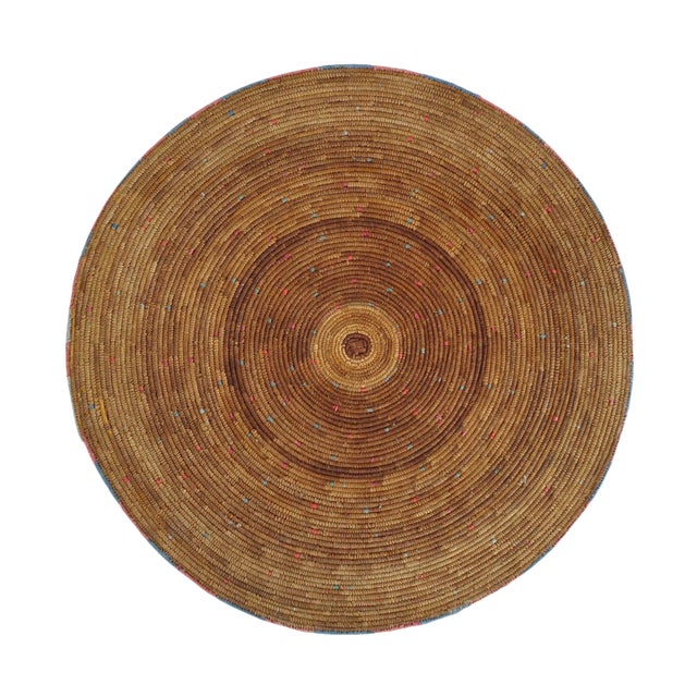 1990s Nigerian Hassau Basket Cover For Sale