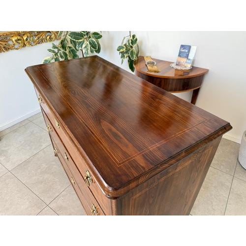 Wood Biedermeier Chest of Drawers in Walnut For Sale - Image 7 of 18