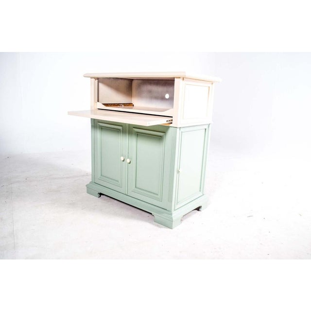 Antique Wood TV Cabinet in Shabby Chic Style, 1960 For Sale - Image 10 of 15