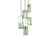This elegant lamp was produced in Italy around the 1960s. It is composed by 6-lights pendants at different adjustable...