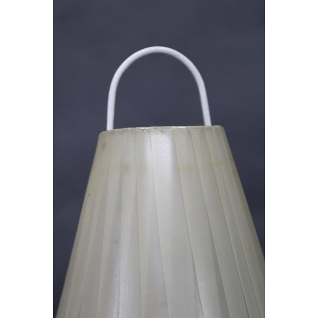 1960s Mid-Century Table Lamp with Plastic Shade, Czechoslovakia, 1960s For Sale - Image 5 of 12