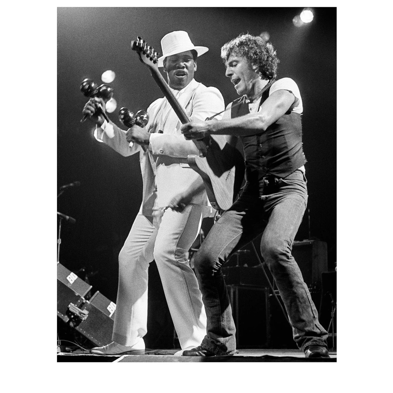 Bruce Springsteen & Clarence Clemons Original Giclee Photograph | Chairish