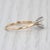 Metal 0.74ct Round Diamond Solitaire Engagement Ring 14k White Yellow Gold Size 4.75 For Sale - Image 7 of 8