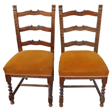Set of Mid-Century Dining Chairs, 1950s For Sale