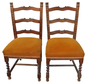Set of Mid-Century Dining Chairs, 1950s