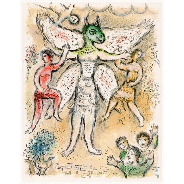 Marc Chagall, Eupeithes from Odyssey, 1989, Lithograph For Sale