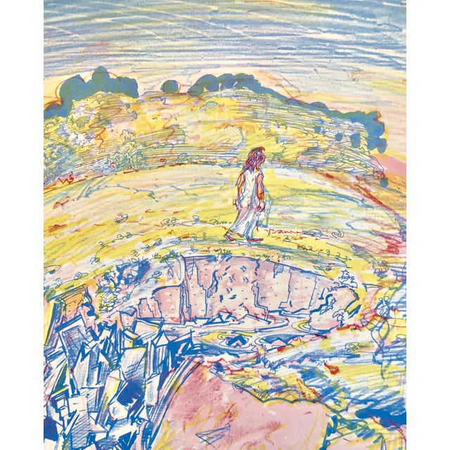 Surrealism André Thomkins, 1970s Modernist Swiss Colorful Surrealism Signed Dada Lithograph Andre Thomkins, 1979 For Sale - Image 3 of 5