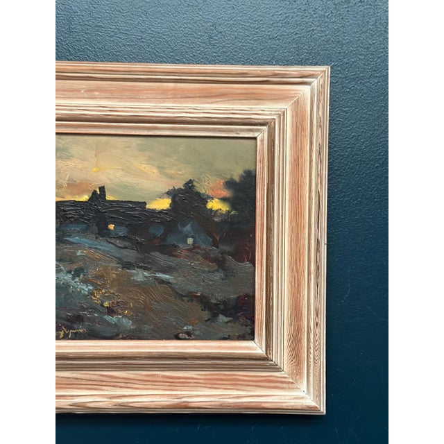 Mid 20th Century Arne Aspelin, Atmospheric Landscape, 1950s, Oil on Panel, Framed For Sale - Image 5 of 15