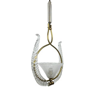 Vintage Murano Glass Pendant from Barovier & Toso, Italy, 1930s For Sale