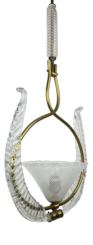 Vintage Murano Glass Pendant from Barovier & Toso, Italy, 1930s