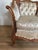 Vintage 1960s French Provincial Carved Armchair by Deutsche Bros., Chicago For Sale - Image 9 of 12