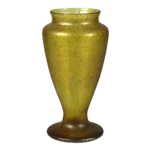 Antique Loetz Art Glass Oil Spot Vase C1930