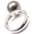 Cartier 18k White Gold Tahitian Pearl Diamond Pink Sapphire Ring For Sale In Philadelphia - Image 6 of 10