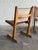 Saddle Brown Leather Dining Chairs Set of 4 Mid-Century Modern 1970s For Sale - Image 12 of 14