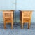 Wood Vintage Rustic Olive Burlwood Nightstands/Mini Chests - A Pair For Sale - Image 7 of 10
