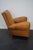 Vintage French Cognac-Colored Leather Club Chair, 1940s For Sale - Image 15 of 16