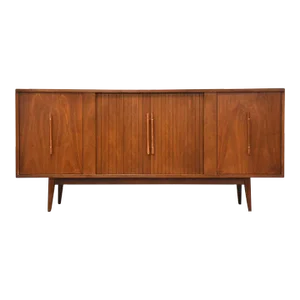 Mid Century Walnut Credenza